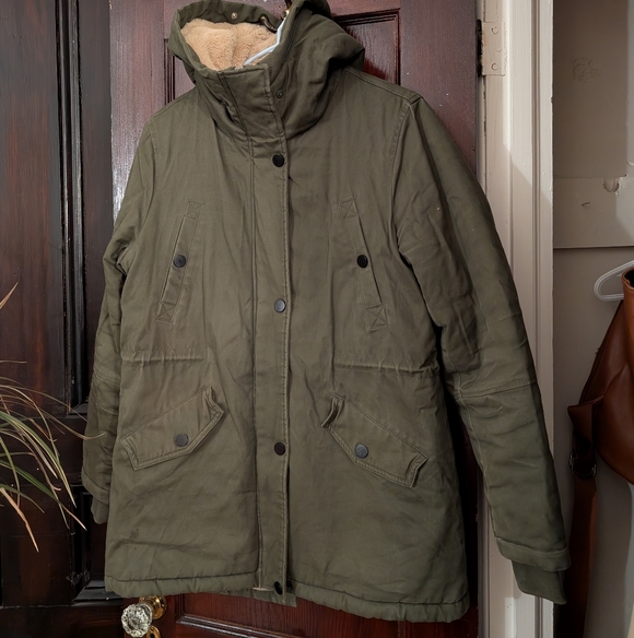 Garage Olive Military Field Jacket - Picture 1 of 3